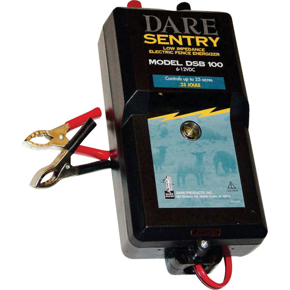 Dare Sentry 25-Acre Electric Fence Charger DSB100