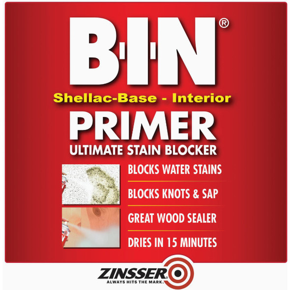 Zinsser B-I-N 13 Oz. Shellac-Base Primer Spray, White