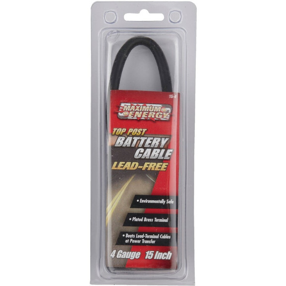 Road Power 15 In. 4 Gauge Top Post Battery Cable 15-4 574902