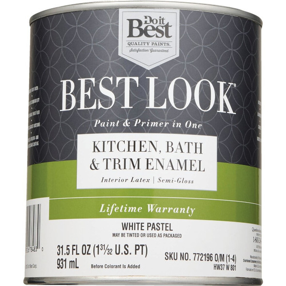 Best Look S-G Wht-Pastl Bath Paint HW37W0801-14 772196
