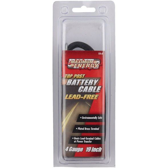 Road Power 19 In. 4 Gauge Top Post Battery Cable 19-4 574910