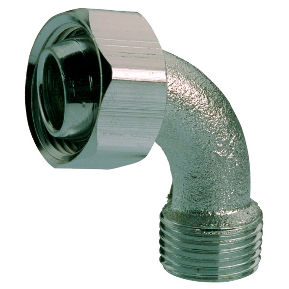 B&K Chrome-Plated Brass Bath Faucet Coupling Elbow 123-096