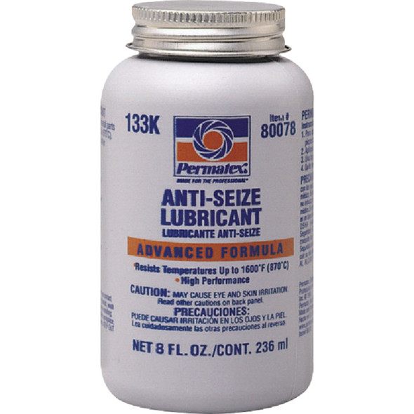 PERMATEX 8 Oz. Brush-Top Bottle Anti-Seize Lubricant 80078