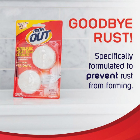 Iron Out Automatic Toilet Bowl Cleaner, 2 Use AT12T 446976
