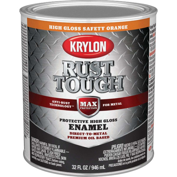 Rust Tough Sfty Orng Rust Enamel K09767008 Pack of 2