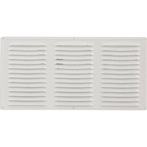 AirVent 16 In. x 8 In. White Aluminum Under Eave Vent