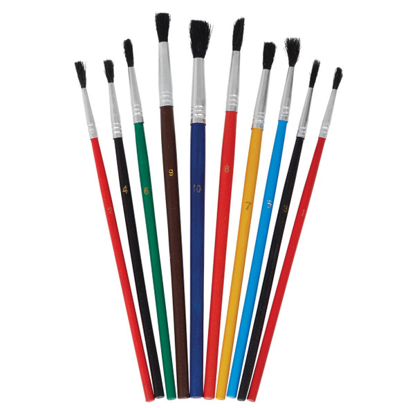 Smart Savers 10pc Artist Brush CC101128 Pack of 12 776056