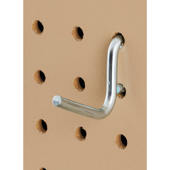 1-1/2 In. Angled Pegboard Hook (6-Count)