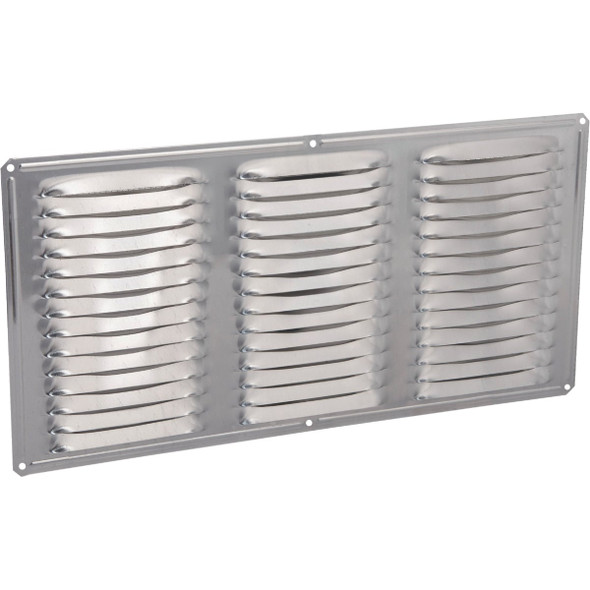 AirVent 16 In. x 8 In. Mill Aluminum Under Eave Vent 84210 Pack of 24