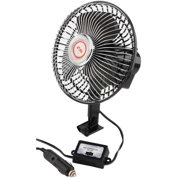 Custom Accessories Oscillating Auto/Car Fan 40009