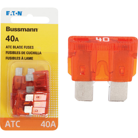 Bussmann 40A 32V ATC Blade Automotive Fuse (5-Pack) BP/ATC-40-RP