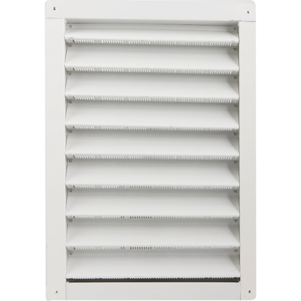 AirVent 12" x 18" Rectangular White Gable Attic Vent