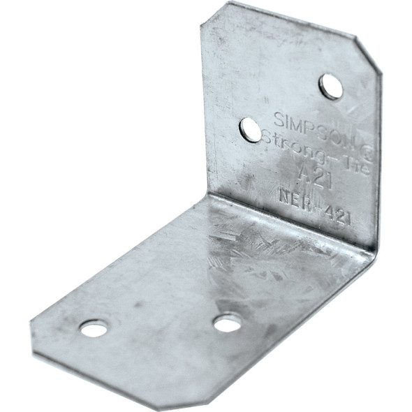 2 in. x 1-1/2 in. x 1-3/8 in. Galvanized Angle A21