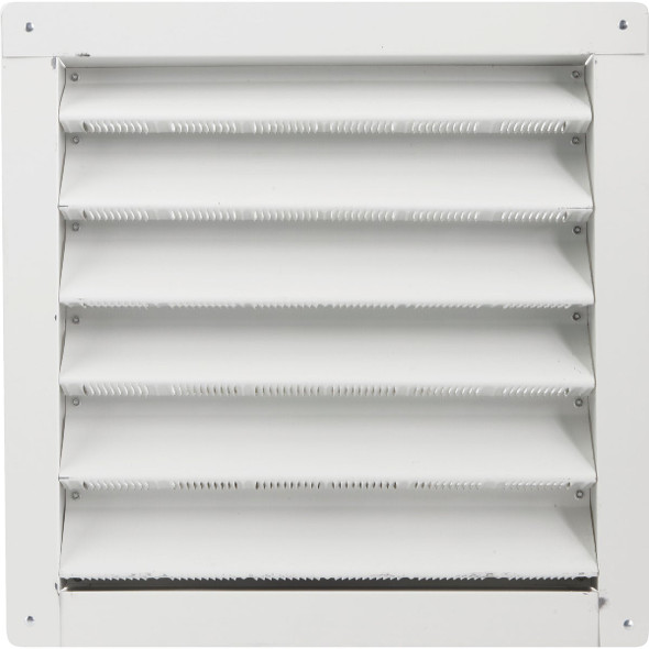 AirVent 12" x 12" Square White Gable Attic Vent