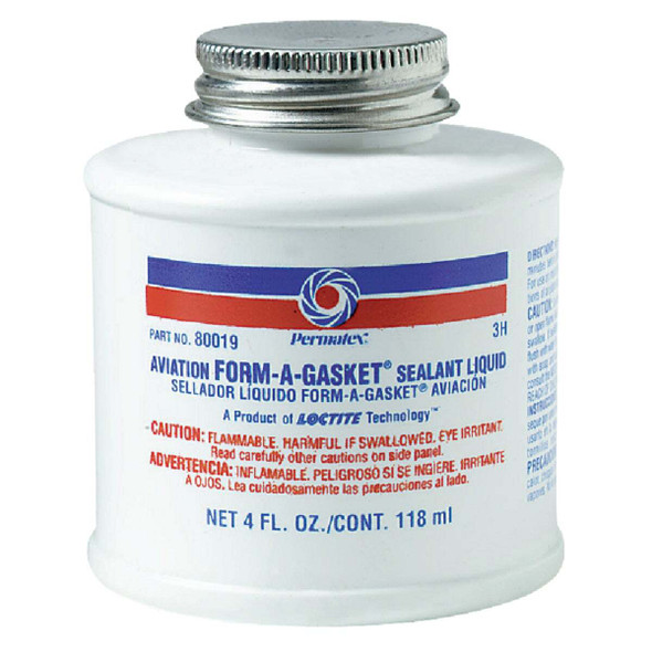 Permatex 4 Oz. Aviation Form-A-Gasket Sealant 80019
