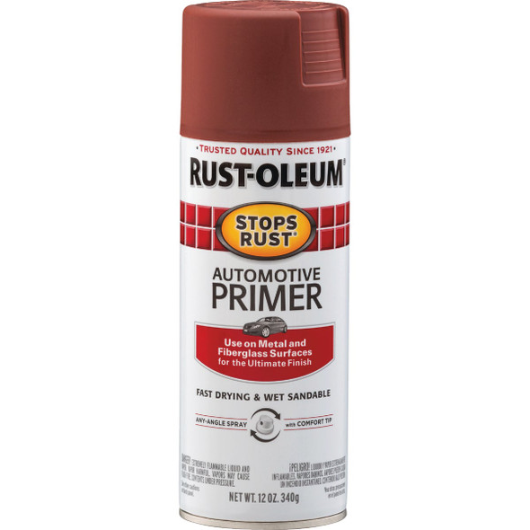Rust-Oleum Stops Rust Red 12 Oz. Spray Automotive Paint Primer