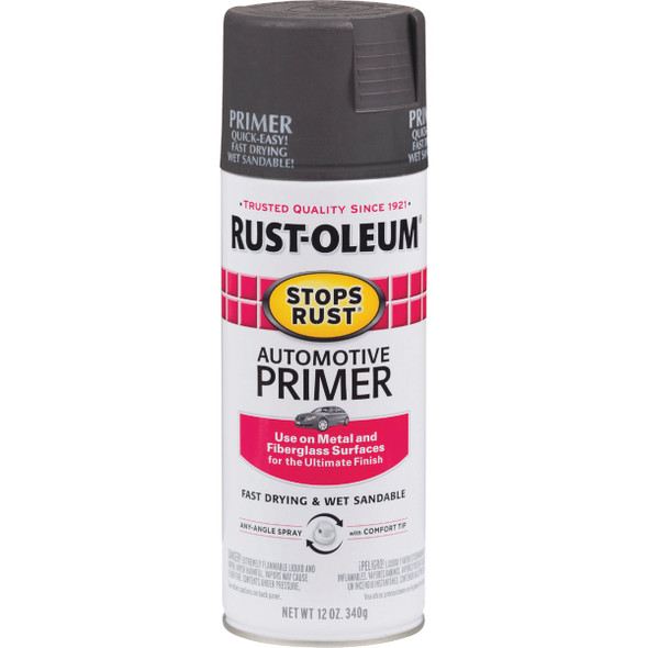 Rust-Oleum Stops Rust Dark Gray 12 Oz. Spray Automotive Paint Primer 2089830 773573