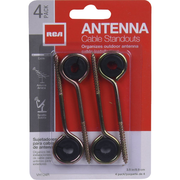 RCA 3-1/2 In. Antenna Wireholder (4-Pack) VH124R