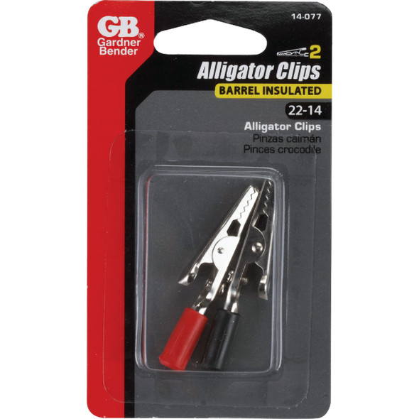 Gardner Bender 2 In. Standard Insulated Alligator Clip (2-Pack) 14-077 510904