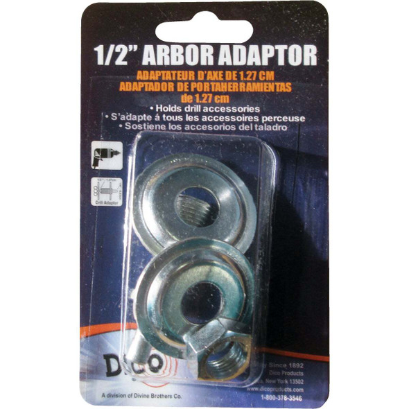 Dico 1/2 In. Arbor Adapter for Drills 7600071