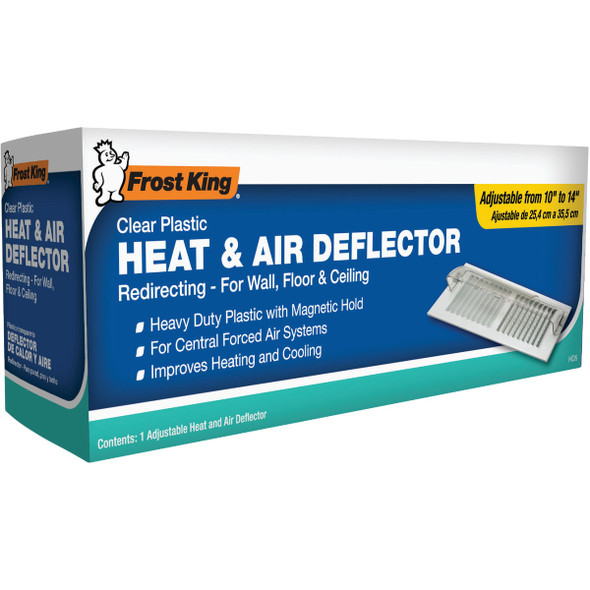 Frost King 10 In. to 14 In. Multi-Use Heat and Air Deflector HD5