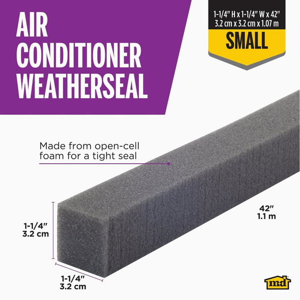 M-D 1-1-4" Ac Weatherstrip 02006 272655