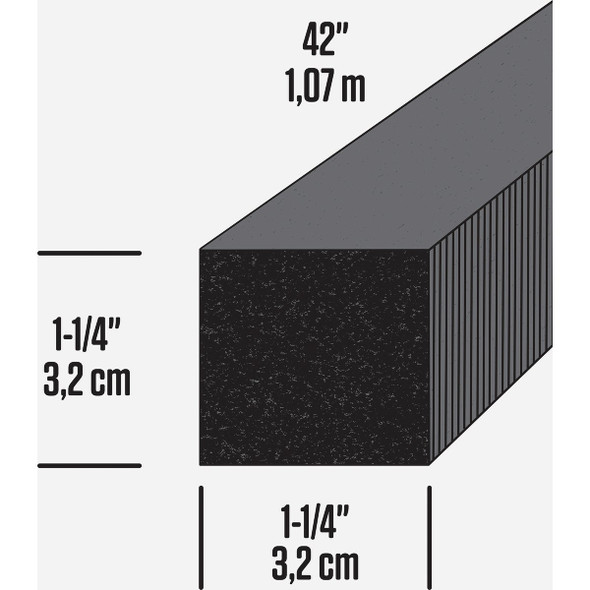 M-D Building Products 1-1/4 In. X 42 In. Gray Air Conditioner Weatherseal for Window Units