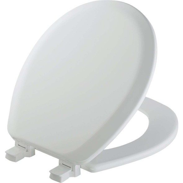 Bemis Mayfair Advantage Round Closed Front White Wood Toilet Seat 41EC000