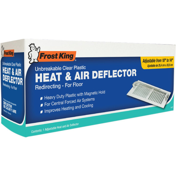 Frost King 10 In. to 14 In. Floor Heat and Air Deflector HD7