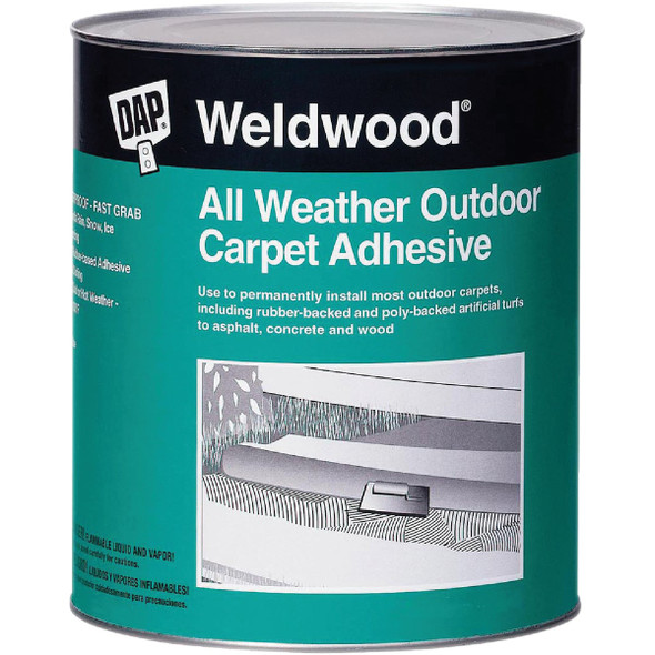 DAP Weldwood All Weather Outdoor Carpet Adhesive, 1 Qt. 7079800442