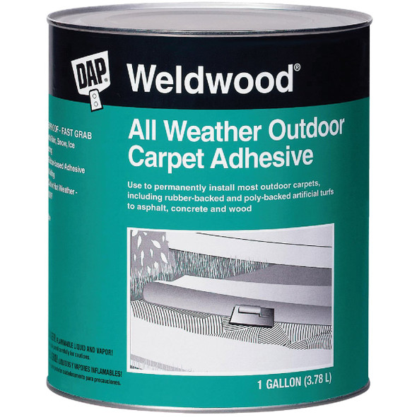 DAP Weldwood All Weather Outdoor Carpet Adhesive, 1 Gal. 7079800443