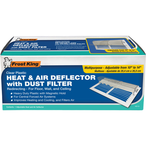 Frost King 10 In. to 14 In. Heat and Air Deflector HD13