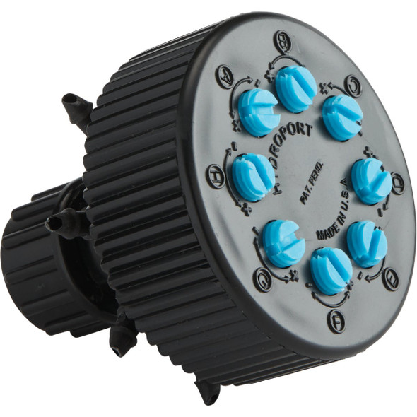 Raindrip 8-Port Adjustable Flow Manifold 13800UB