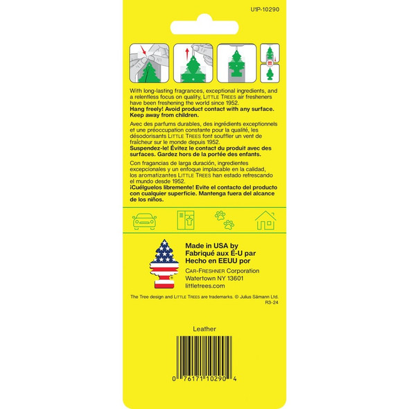 Little Trees Car Air Freshener, Leather U1P-10290 581338