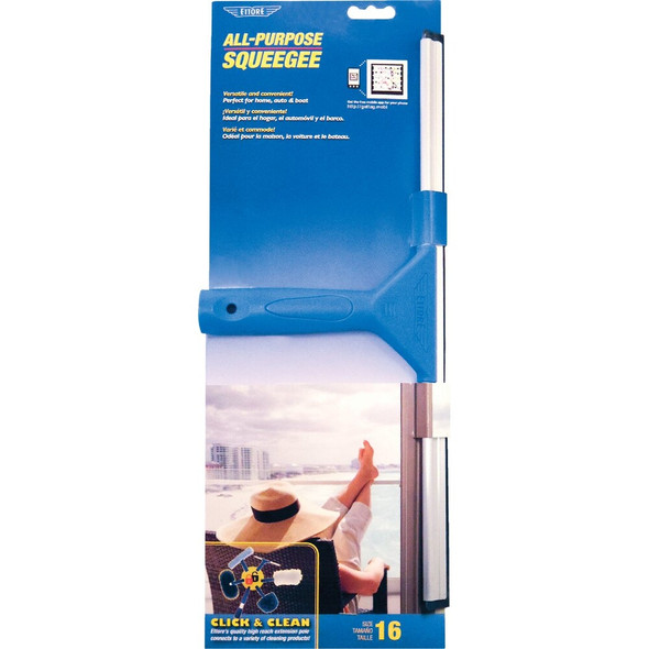 Ettore All Purpose 16 In. Rubber Squeegee 17016 649074