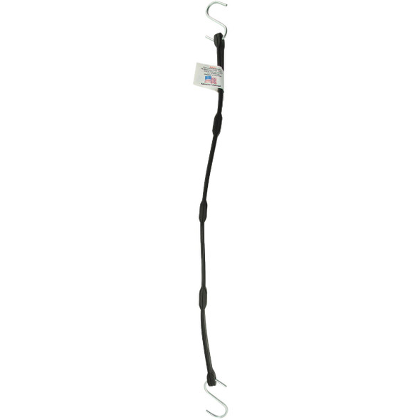 Erickson 5/8 In. x 25 In. Adjustable Rubber Tarp Strap, Black 06722