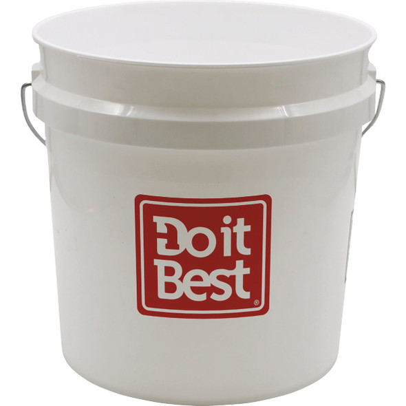 Do it Best 2 Gal. White Plastic Bucket 1123113