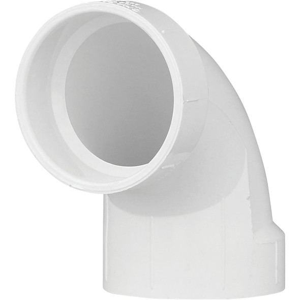 Charlotte Pipe 2 In. Schedule 40 90 Deg. Sanitary DWV PVC Elbow (1/4 Bend) Charlotte Pipe 2 In. Schedule 40 90 Deg. Sanitary DWV PVC Elbow (1/4 Bend)