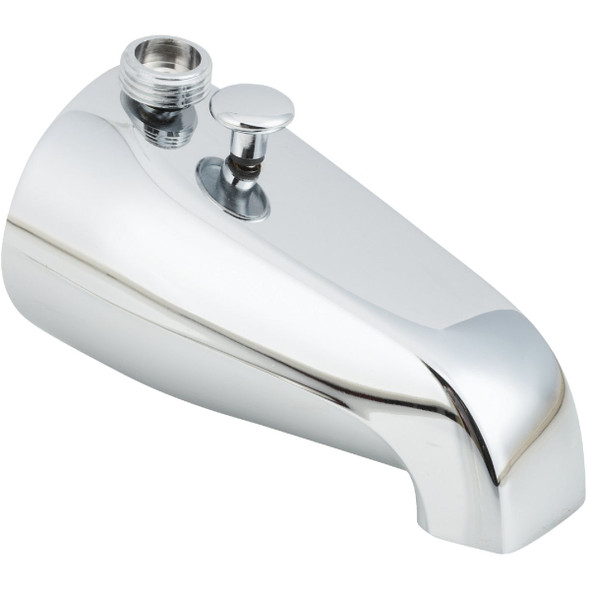 Do it 5-1/2 In. Top Mount Chrome Bathtub Spout with Diverter 450677