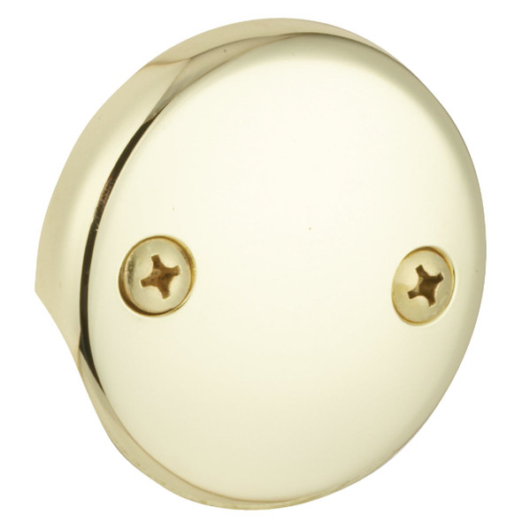 Do it Two-Hole Polished Brass Bath Drain Face Plate 454575