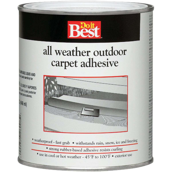 Do it Best All Weather Outdoor Carpet Adhesive, 1 Qt. 7079826008