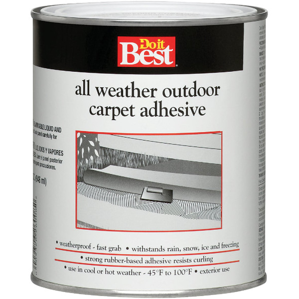 Do it Best All Weather Outdoor Carpet Adhesive, 1 Qt. 7079826008