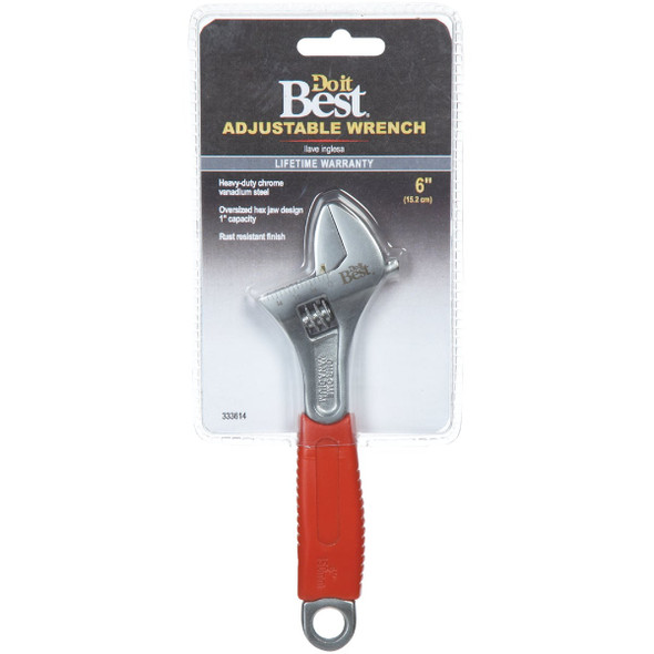 Do it Best 6 In. Adjustable Wrench 333614 333614
