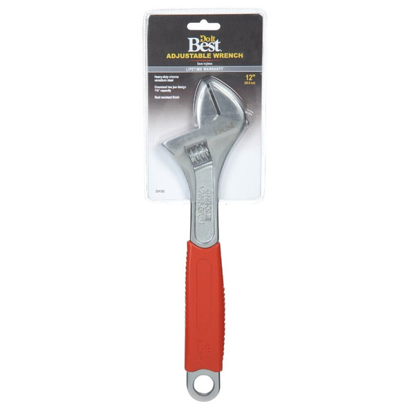 Do it Best 12 In. Adjustable Wrench 334392 334392