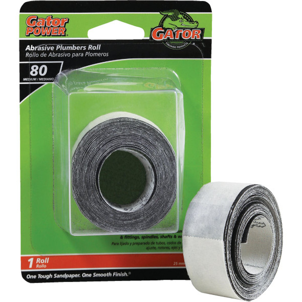 Gator Blade 1 In. x 10 Ft. 80-Grit Plumber's Abrasive Sand Cloth 4735