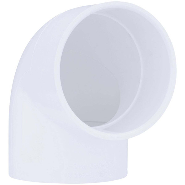 Charlotte Pipe 4 In. Slip x Slip Schedule 40 90 Deg. PVC Elbow (1/4 Bend)