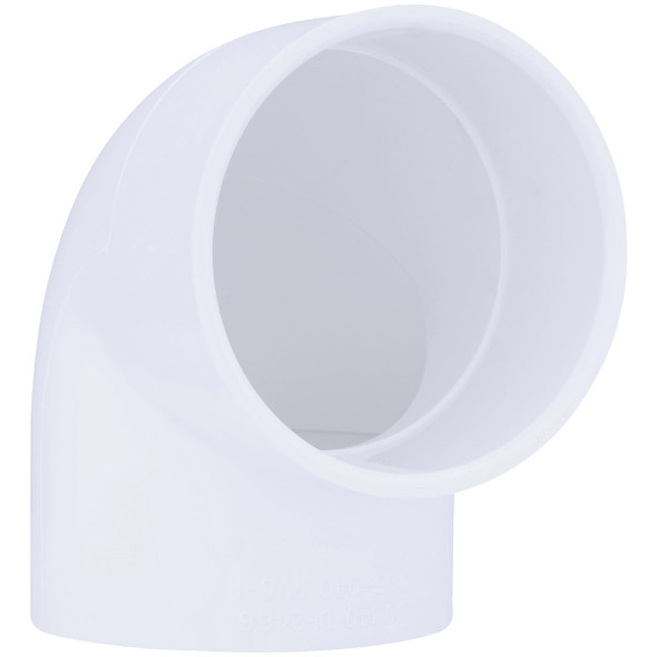 Charlotte Pipe 4 In. Slip x Slip Schedule 40 90 Deg. PVC Elbow (1/4 Bend)