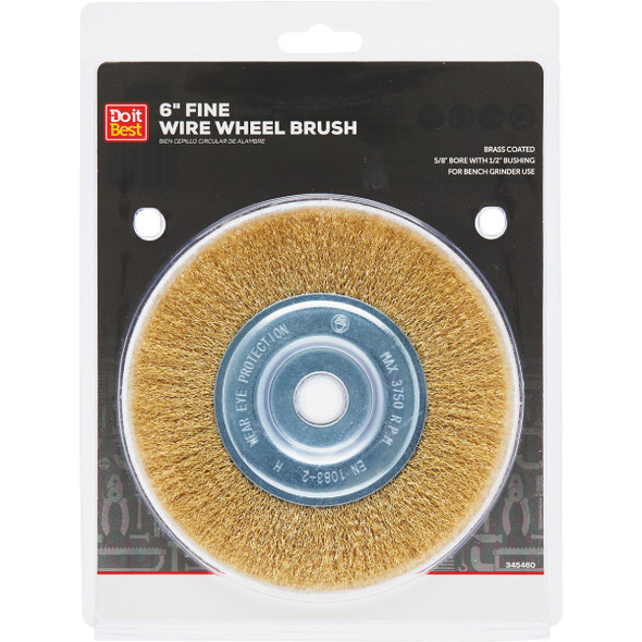 Do it Best 6 In. Fine Bench Grinder Wire Wheel 660 515-9009