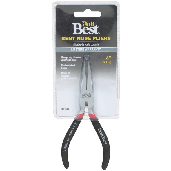 Do it Best 4 In. Bent Long Nose Pliers 306339 306339