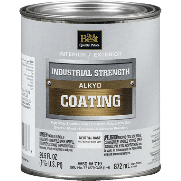 Do it Best Neutral Base Alkyd Industrial Coating, 1 Qt. W50W00719-44
